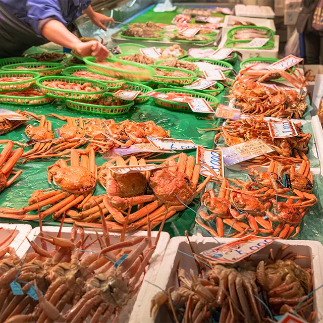 Crabs at Omicho Market